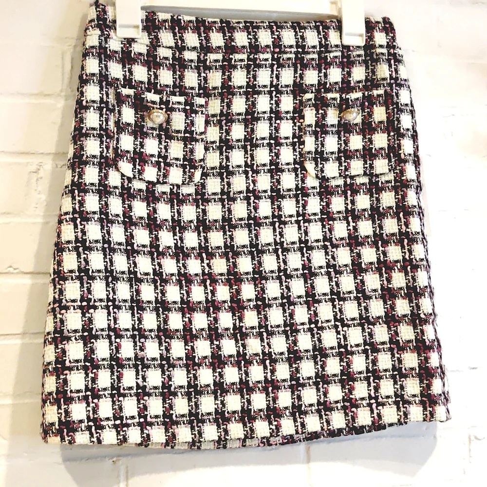Maison d'Amélie Paris Textured Skirt - Picture 2 of 5